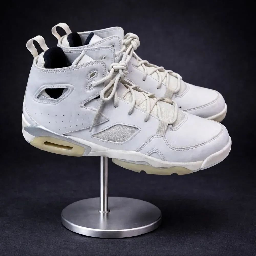 Jordan Flight Club ‘91 (GS) White Silver Sneakers DM1685-100 Youth 7Y